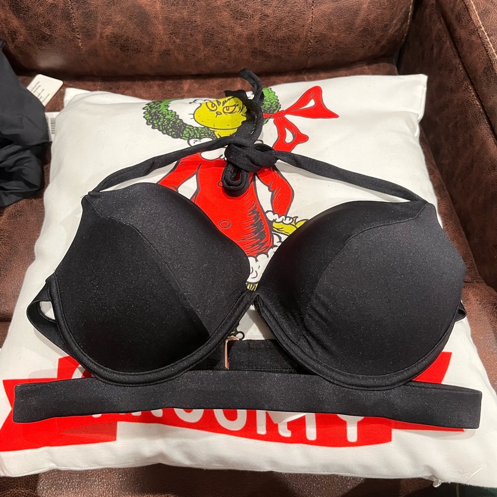 Victoria's Secret Black Halter Bra